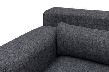 Jivago Divansofa Høyre - Grå/Svart - Møbler - Sofaer - Sofaer med sjeselong - 4 seters sofa med divan