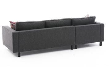Kaletea Sofa m. Divan 4-seters - Antrasitt - Møbler - Sofaer - Hjørnesofaer - Hjørnesofa med divan