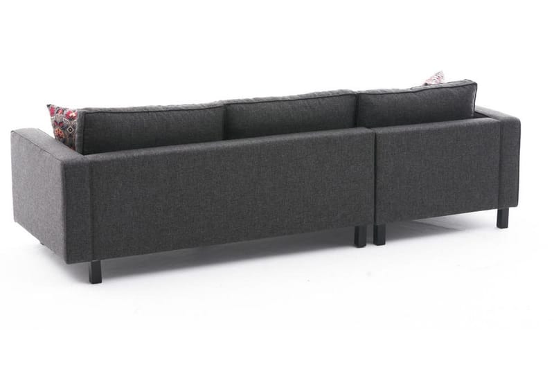 Kaletea Sofa m. Divan 4-seters - Antrasitt - Møbler - Sofaer - Hjørnesofaer - Hjørnesofa med divan