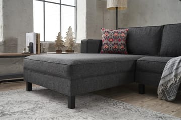 Kaletea Sofa m. Divan 4-seters - Antrasitt - Møbler - Sofaer - Sofaer med sjeselong - 4 seters sofa med divan