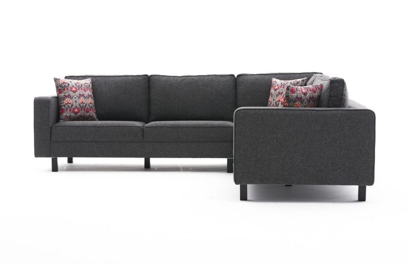 Kaletea Sofa m. Divan 4-seters, Antrasitt