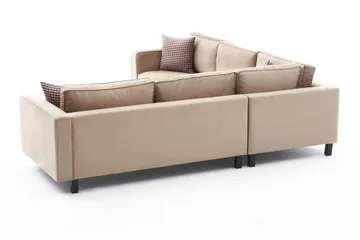 Kaletea Sofa m. Divan 4-seters - Beige - Møbler - Sofaer - Hjørnesofaer - Hjørnesofa med divan