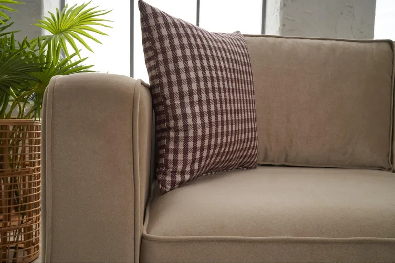 Kaletea Sofa m. Divan 4-seters - Beige - Møbler - Sofaer - Hjørnesofaer