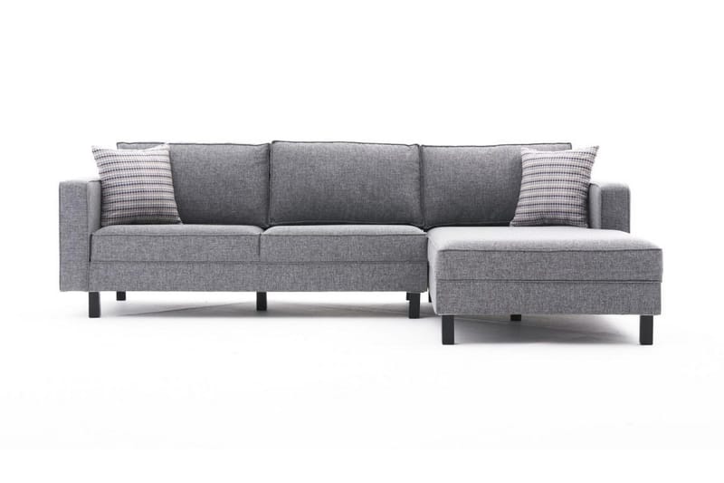 Kaletea Sofa m. Divan 4-seters, Grå