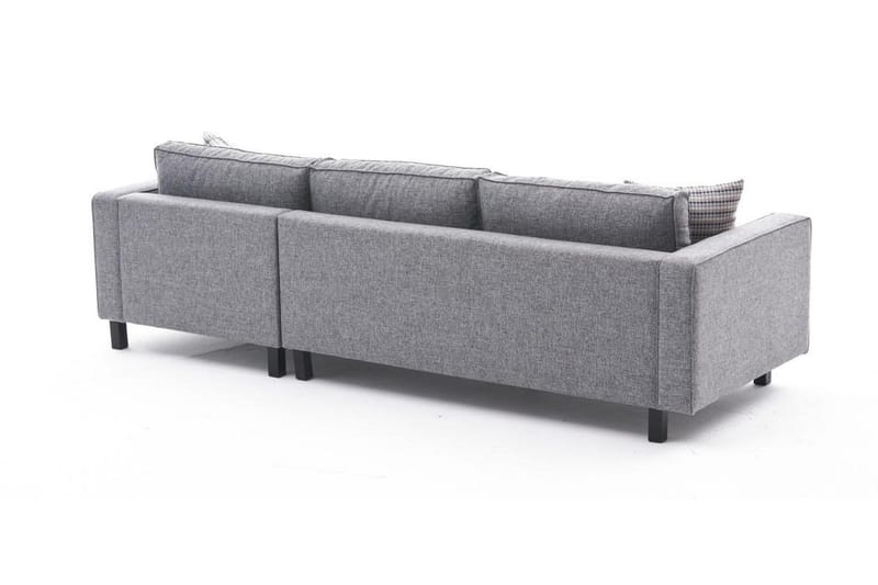 Kaletea Sofa m. Divan 4-seters - Grå - Møbler - Sofaer - Sofaer med sjeselong - 4 seters sofa med divan
