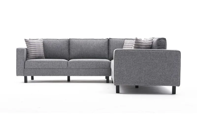 Kaletea Sofa m. Divan 4-seters, Grå
