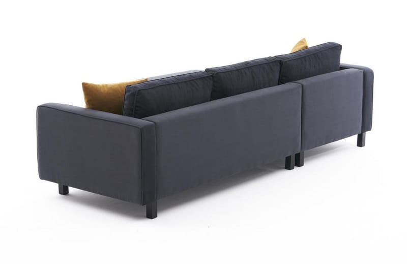 Kaletea Sofa m. Divan 4-seters - Mørkegrå - Møbler - Sofaer - Sofaer med sjeselong - 4 seters sofa med divan