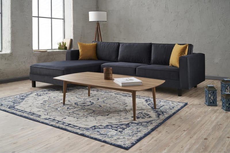 Kaletea Sofa m. Divan 4-seters - Mørkegrå - Møbler - Sofaer - Sofaer med sjeselong - 4 seters sofa med divan