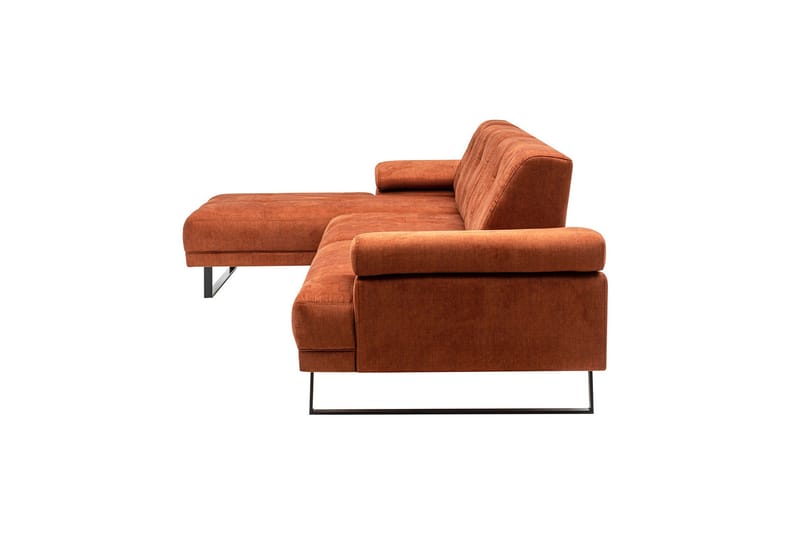 Kitimat Divansofa 3-seters - Oransje - Møbler - Sofaer - Sofaer med sjeselong - 3 seters sofa med divan