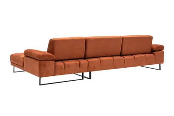 Kitimat Divansofa 3-seters - Oransje - Møbler - Sofaer - Sofaer med sjeselong - 3 seters sofa med divan