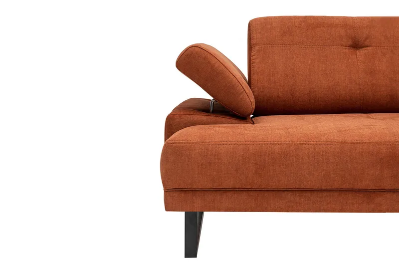 Kitimat Divansofa 3-seters - Oransje - Møbler - Sofaer - Sofaer med sjeselong - 3 seters sofa med divan