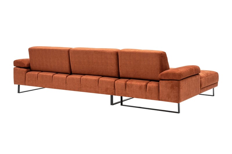 Kitimat Divansofa 3-seters - Oransje - Møbler - Sofaer - Sofaer med sjeselong - 3 seters sofa med divan