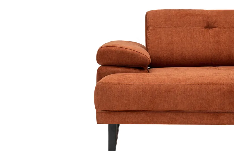 Kitimat Divansofa 3-seters - Oransje - Møbler - Sofaer - Sofaer med sjeselong - 3 seters sofa med divan