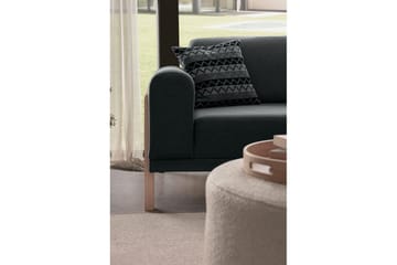 Latrona Sofa med divan 3-seter - Antrasitt - Møbler - Sofaer - Sofaer med sjeselong - 3 seters sofa med divan