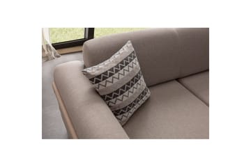 Latrona Sofa med divan 3-seter - Kremhvit - Møbler - Sofaer - Sofaer med sjeselong - 3 seters sofa med divan
