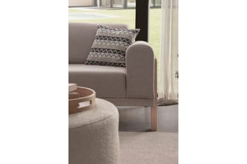Latrona Sofa med divan 3-seter - Kremhvit - Møbler - Sofaer - Sofaer med sjeselong - 3 seters sofa med divan