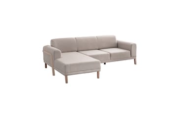 Latrona Sofa med divan 3-seter - Kremhvit - Møbler - Sofaer - Sofaer med sjeselong - 3 seters sofa med divan