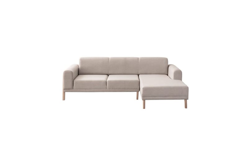 Latrona Sofa med divan 3-seter, Kremhvit