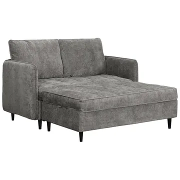 Lindhus Sofa med Divan 3-seter - Grå - Møbler - Sofaer - Sofaer med sjeselong - 3 seters sofa med divan