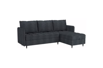 Lindhus Sofa med Divan 3-seter - Grå - Møbler - Sofaer - Sofaer med sjeselong - 3 seters sofa med divan
