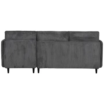 Lindhus Sofa med Divan 3-seter - Grå - Møbler - Sofaer - Sofaer med sjeselong - 3 seters sofa med divan