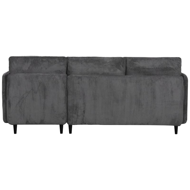 Lindhus Sofa med Divan 3-seter - Grå - Møbler - Sofaer - Sofaer med sjeselong - 3 seters sofa med divan