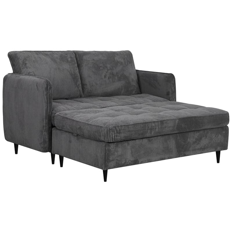 Lindhus Sofa med Divan 3-seter - Grå - Møbler - Sofaer - Sofaer med sjeselong - 3 seters sofa med divan