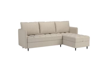 Lindhus Sofa med Divan 3-seter - Hvit - Møbler - Sofaer - Sofaer med sjeselong - 3 seters sofa med divan
