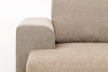 Link 3-seters Vendbar L-formet Divansofa i Stoff - Beige - Møbler - Sofaer - Sofaer med sjeselong - 3 seters sofa med divan