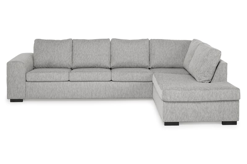 Link 4-seters Høyrevendt L-formet Large Sjeselongsofa i Stoff - Lys grå - Møbler - Sofaer - Sofaer med sjeselong - 4 seters sofa med divan