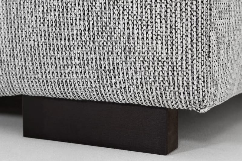 Link 4-seters Høyrevendt L-formet Large Sjeselongsofa i Stoff - Lys grå - Møbler - Sofaer - Sofaer med sjeselong - 4 seters sofa med divan