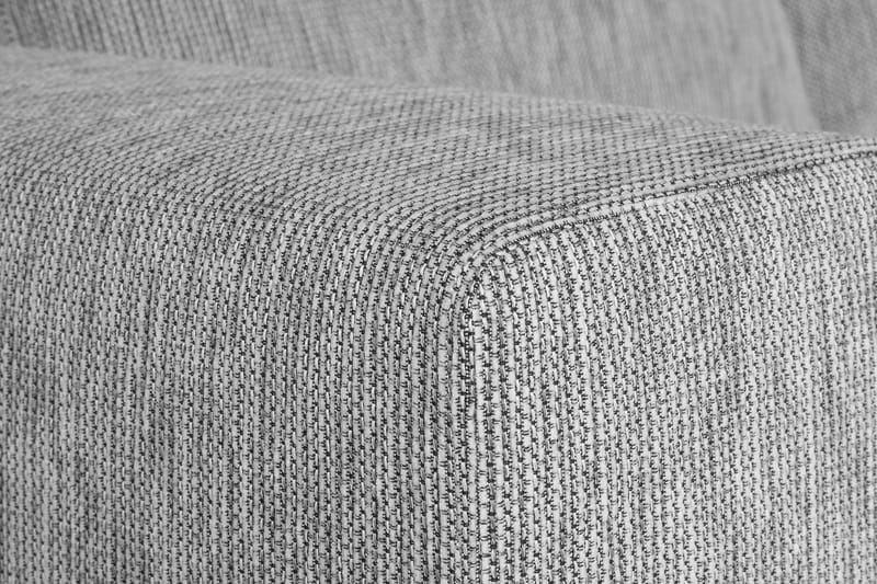 Link 4-seters Høyrevendt L-formet Sjeselongsofa i Stoff - Lys grå - Møbler - Sofaer - Sofaer med sjeselong - 4 seters sofa med divan