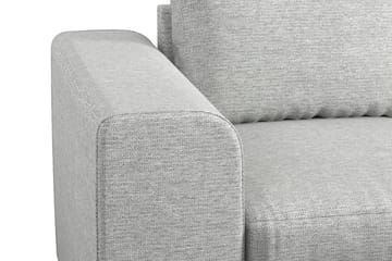Link 4-seters Høyrevendt L-formet Sjeselongsofa i Stoff - Lys grå - Møbler - Sofaer - Sofaer med sjeselong - 4 seters sofa med divan
