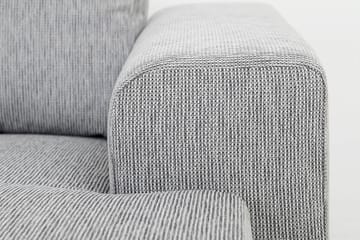 Link 4-seters U-formet Sofa med Dobbeldivan i Stoff - Lys grå - Møbler - Sofaer - Sofaer med sjeselong - 4 seters sofa med divan