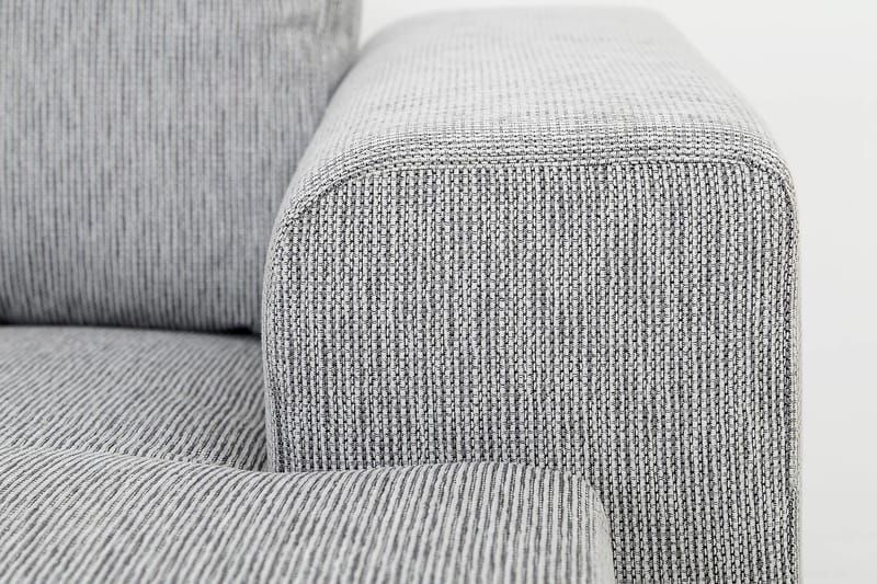 Link 4-seters U-formet Sofa med Dobbeldivan i Stoff - Lys grå - Møbler - Sofaer - Sofaer med sjeselong - 4 seters sofa med divan