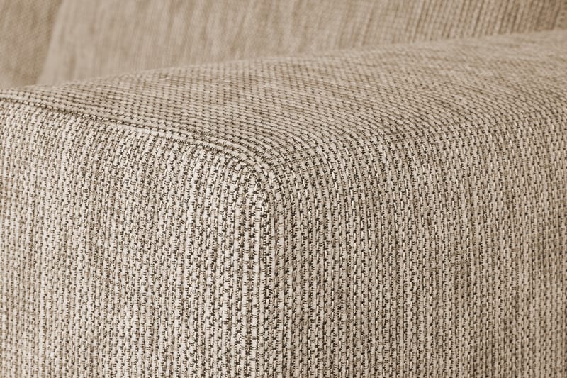 Link 4-seters Venstrevendt L-formet Large Sjeselongsofa i Stoff - Beige - Møbler - Sofaer - Sofaer med sjeselong - 4 seters sofa med divan