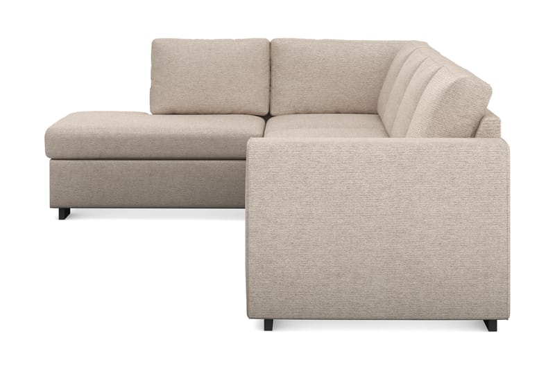 Link 4-seters Venstrevendt L-formet Large Sjeselongsofa i Stoff - Beige - Møbler - Sofaer - Sofaer med sjeselong - 4 seters sofa med divan