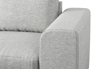 Link 4-seters Venstrevendt L-formet Large Sjeselongsofa i Stoff - Lys grå - Møbler - Sofaer - Sofaer med sjeselong - 4 seters sofa med divan