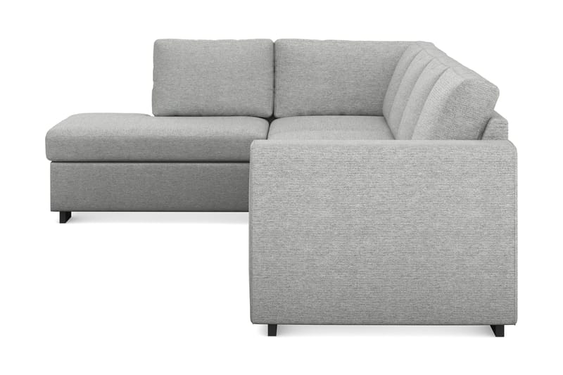 Link 4-seters Venstrevendt L-formet Large Sjeselongsofa i Stoff - Lys grå - Møbler - Sofaer - Sofaer med sjeselong - 4 seters sofa med divan