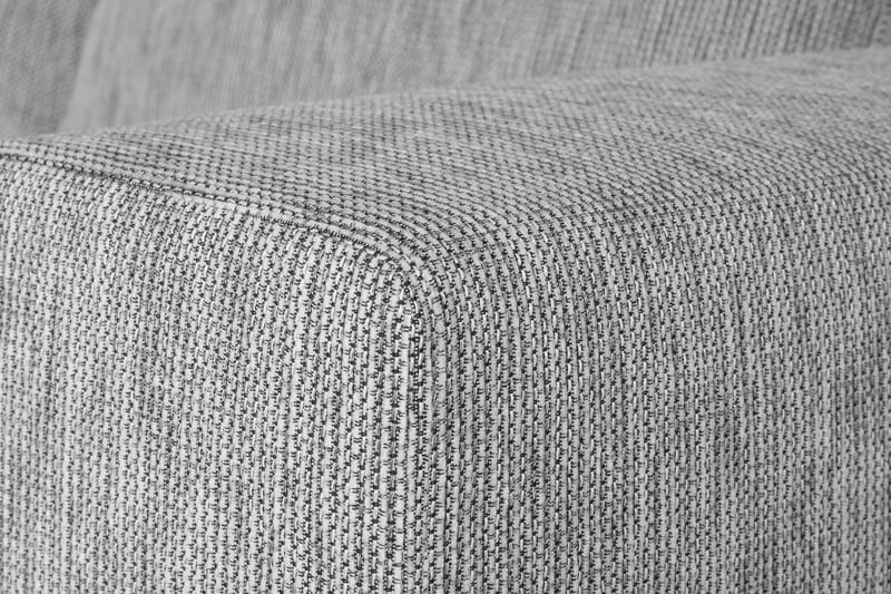Link 4-seters Venstrevendt L-formet Sjeselongsofa i Stoff - Lys grå - Møbler - Sofaer - Sofaer med sjeselong - 4 seters sofa med divan