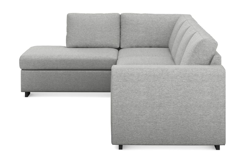 Link 4-seters Venstrevendt L-formet Sjeselongsofa i Stoff - Lys grå - Møbler - Sofaer - Sofaer med sjeselong - 4 seters sofa med divan