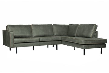 Lissbon Hjørnesofa - Hærgrønn - Møbler - Sofaer - Sofaer med sjeselong - 4 seters sofa med divan