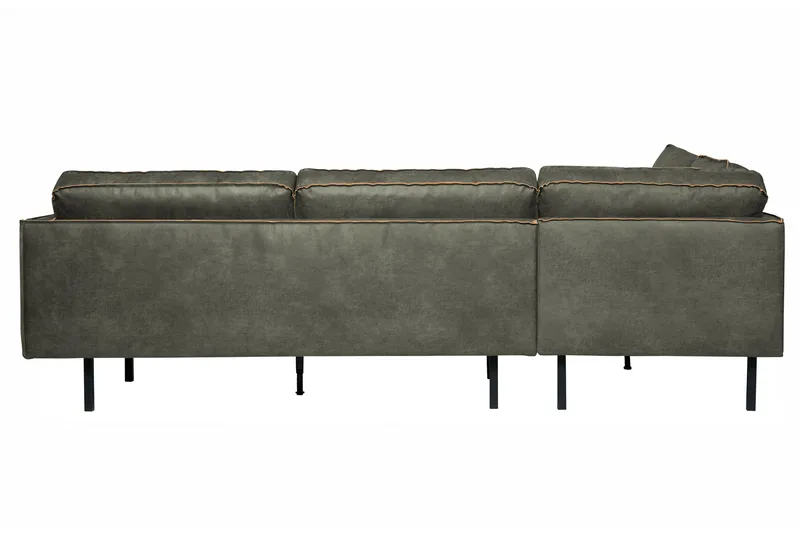 Lissbon Hjørnesofa - Hærgrønn - Møbler - Sofaer - Sofaer med sjeselong