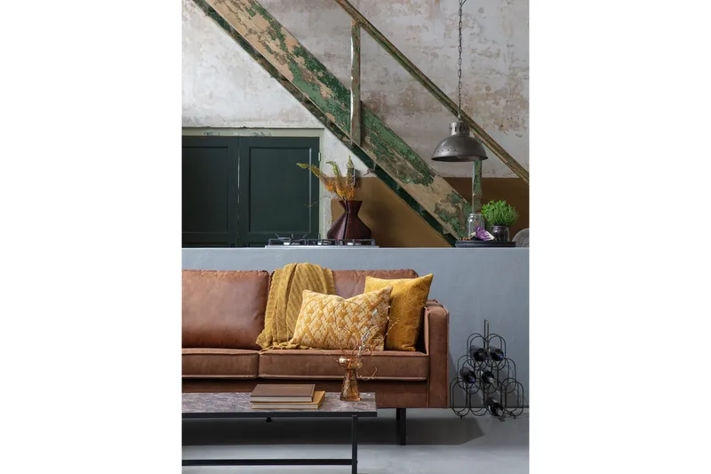 Lissbon Hjørnesofa - Konjakk - Møbler - Sofaer - Sofaer med sjeselong