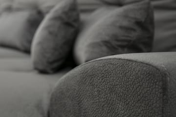 Longa Hjørnesofa med Divan Venstre - Svart - Møbler - Sofaer - Sofaer med sjeselong