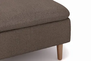 Lovis 3-seters sofa med vendbar sjeselong i stoff - Brun - Møbler - Sofaer - Sofaer med sjeselong - 3 seters sofa med divan