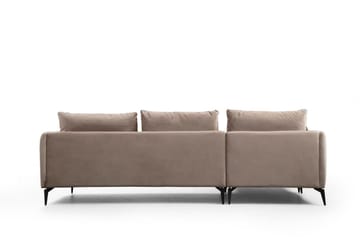 Luces Divansofa - Beige - Møbler - Sofaer - Sofaer med sjeselong