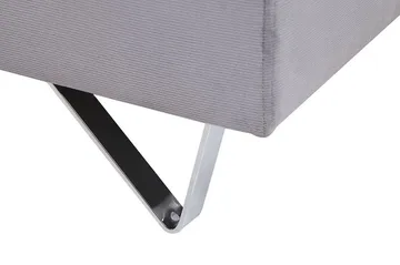 Lunnera 4-seter Hjørnesofa Venstre - Grå - Møbler - Sofaer - Sofaer med sjeselong - 4 seters sofa med divan