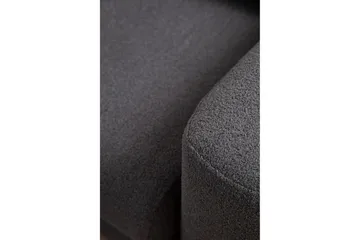 Makhan 3-seter Høyre L-formet Sofa med Sjeselong i Bouclé - Antracitt - Møbler - Sofaer - Sofaer med sjeselong - 3 seters sofa med divan