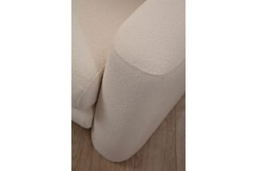 Makhan Sofa med Sjeselong 3-seter - Lys beige - Møbler - Sofaer - Sofaer med sjeselong - 3 seters sofa med divan